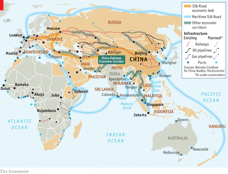 China’s Belt Road Initiative (OBOR) and its Implications for India