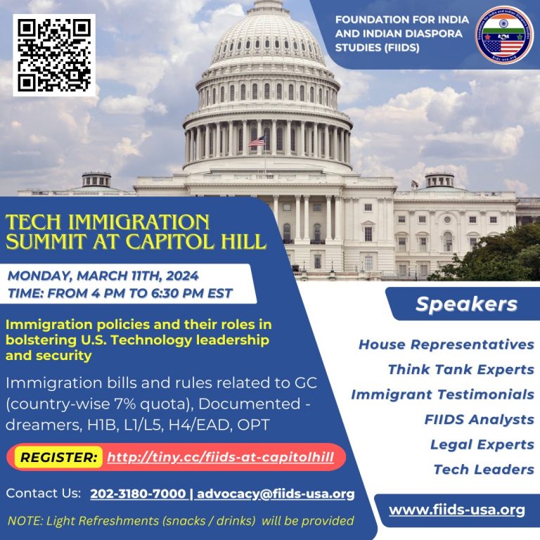 Tech Immigration Summit on the Capitol Hill